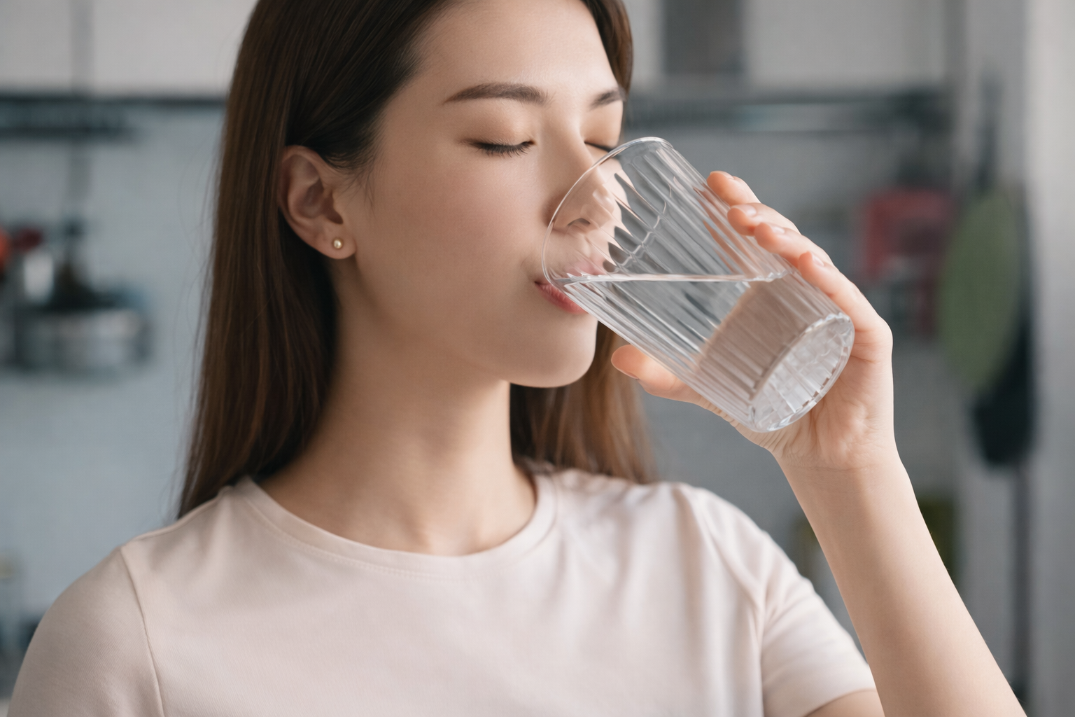 3. 물은 몰아서 마시지 말고 나눠 마시는 편이 좋다