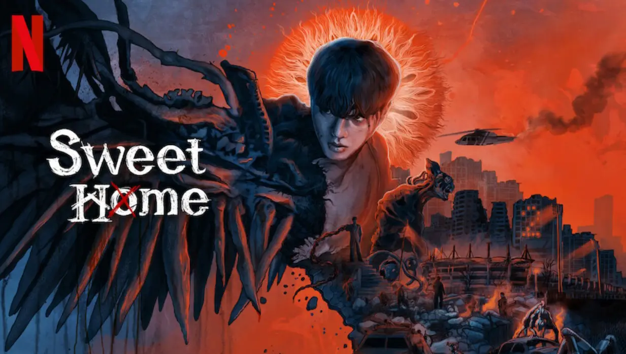 초토화된 서울을 배경으로 괴물과 주인공이 등장하는 스위트홈 시즌2