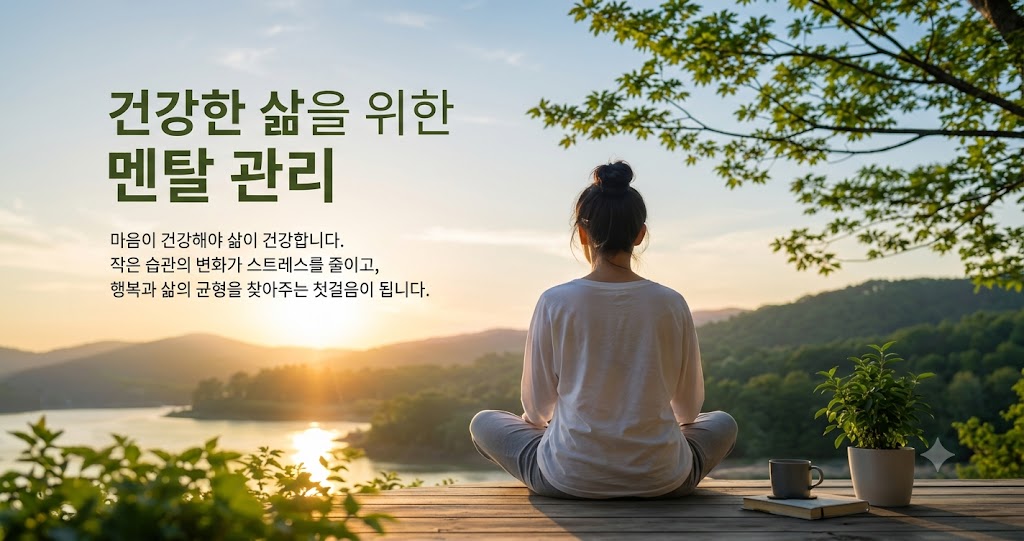 건강한 삶을 위한 멘탈 관리