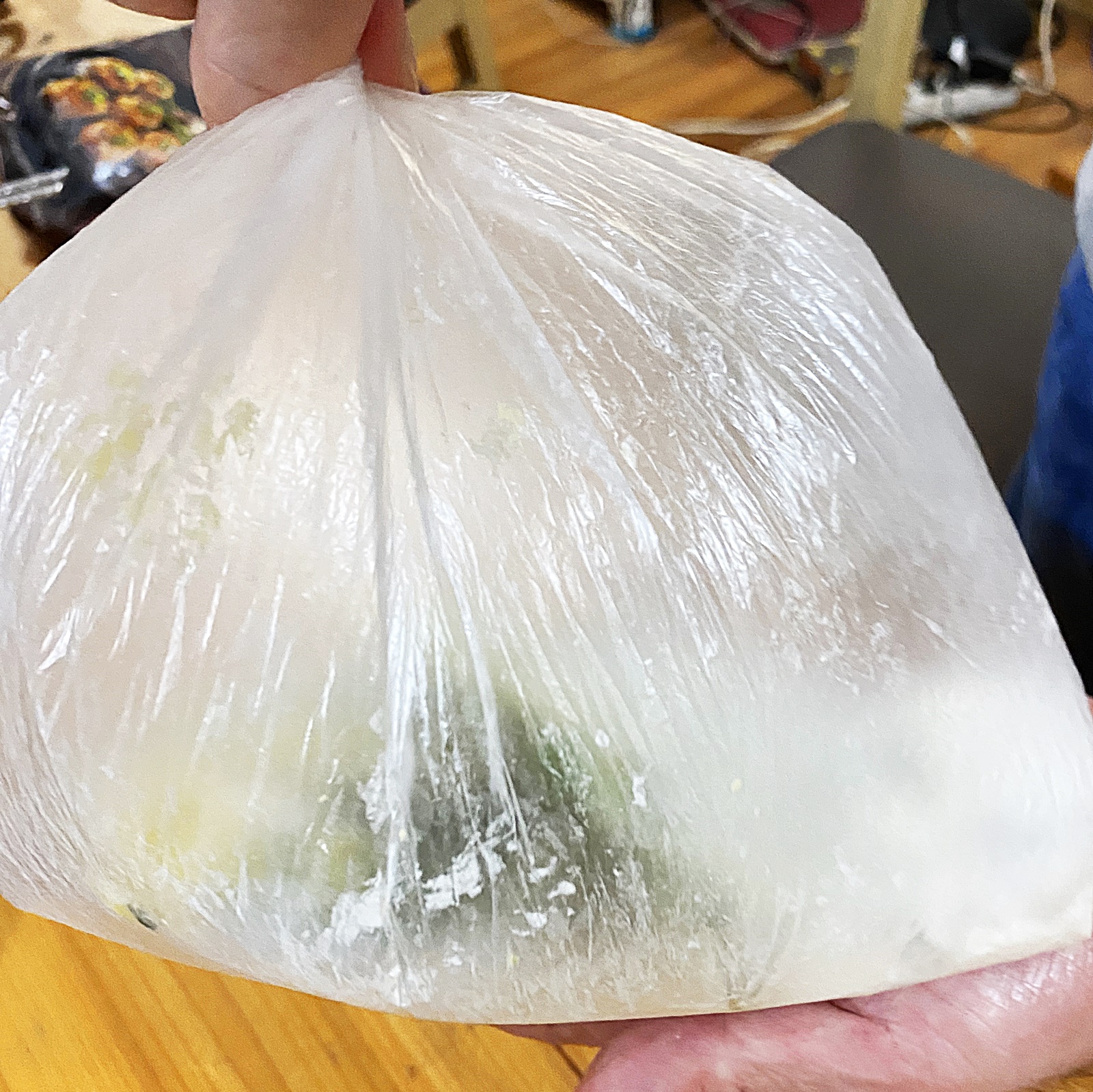 풍선 모양 밀가루 비닐봉지