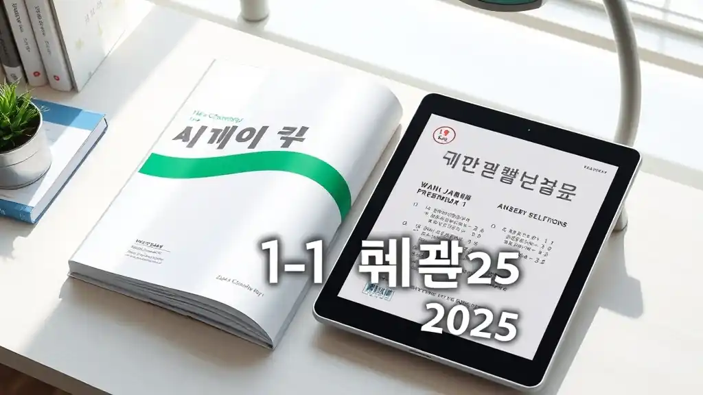 2025 완자 화학1 답지 PDF 다운로드 화면 이미지