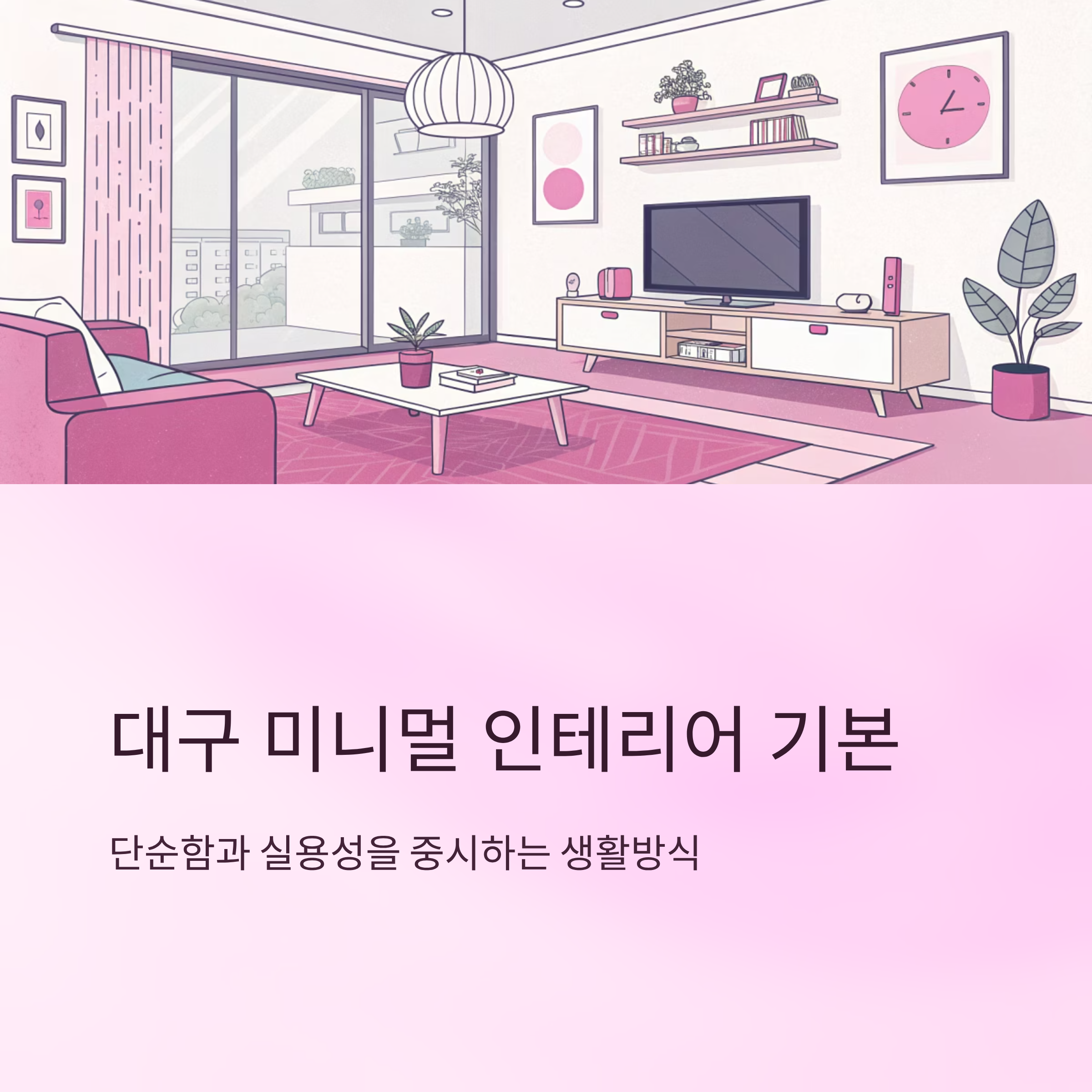 대구 미니멀 인테리어 기본