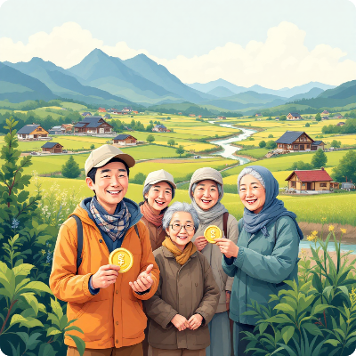 정선군 농어촌 기본소득 이미지