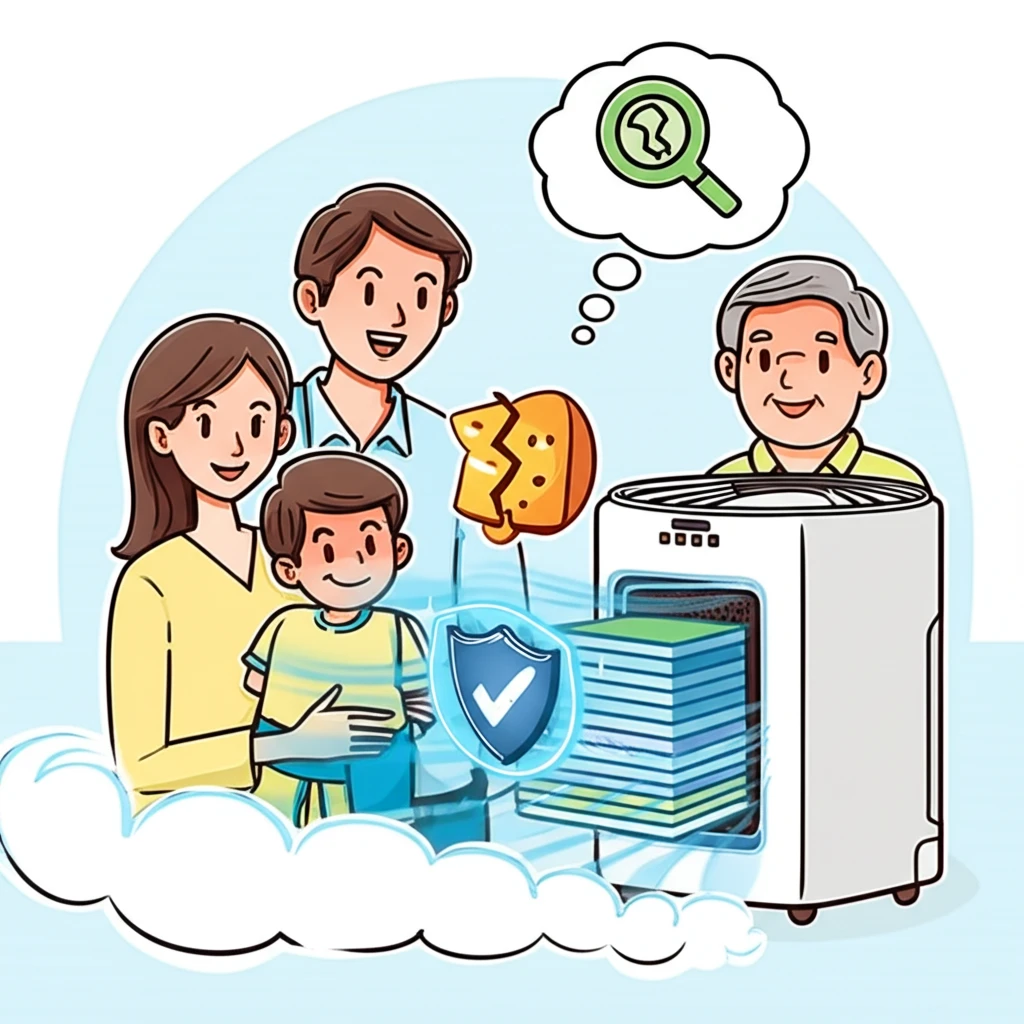 우리 집 공기청정기 오존 수치 확인법..