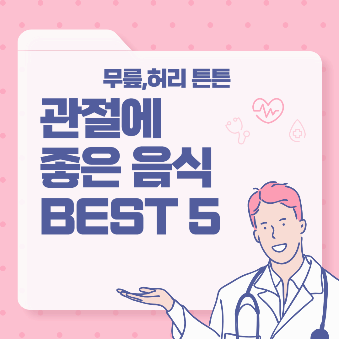 관절에 좋은 음식 BEST5 : 무릎·허리 튼튼해지는 식단 가이드