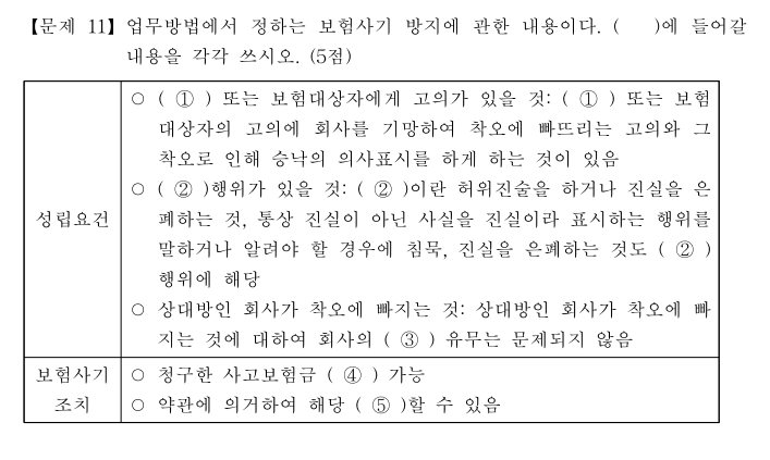 손해평가사 기출문제 2
