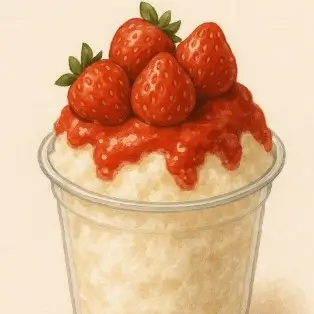 딸기빙수