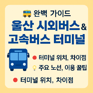 울산시외&amp;고속버스 터미널