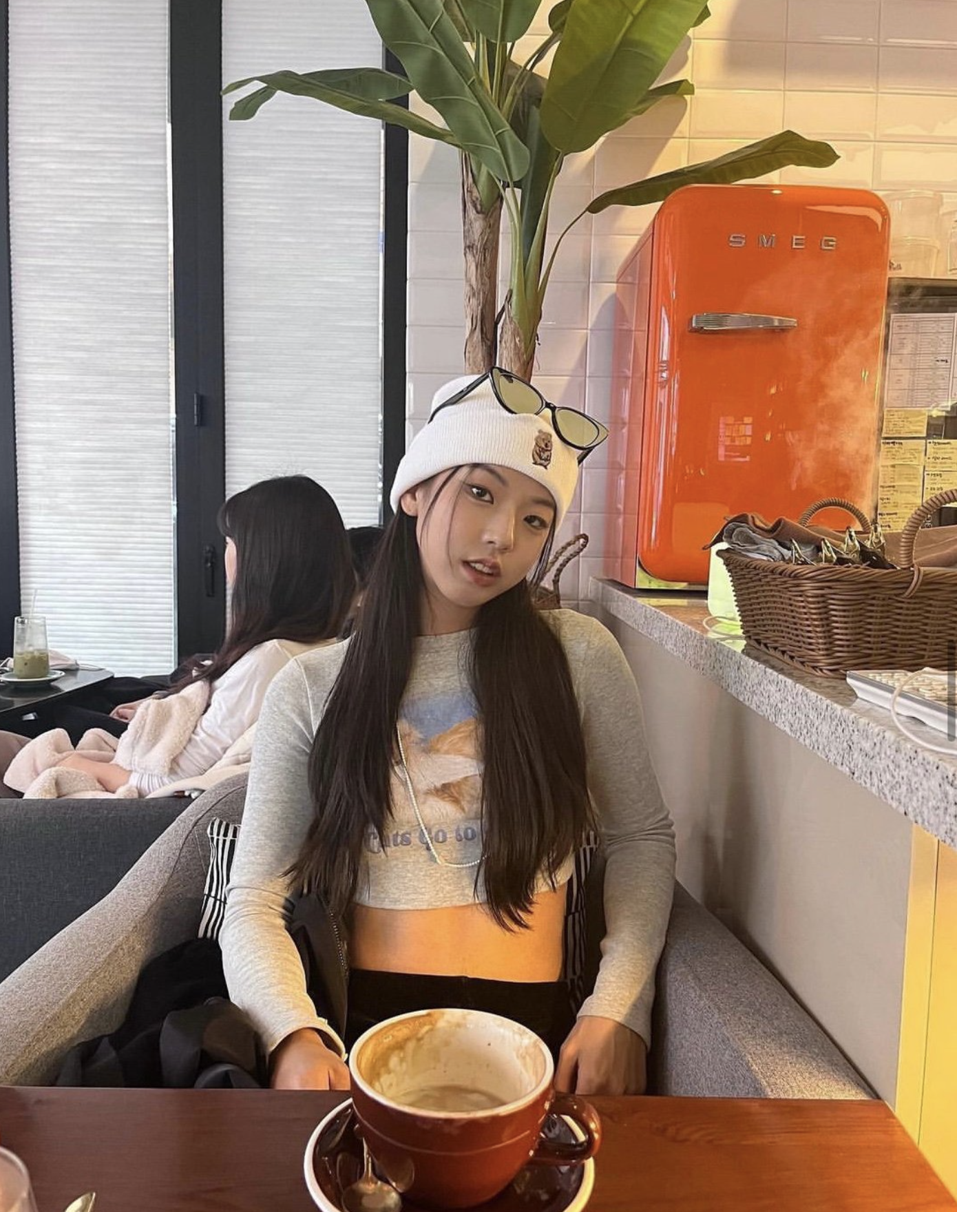 진절미 셀카 패션