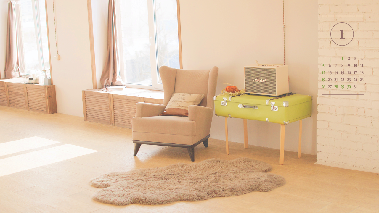 12 창가에 소파 A - 2025년1월 노트북배경화면