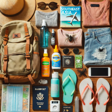 동남아 여행 준비물 사진