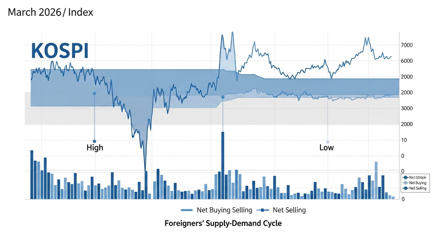 코스피 2026 3월 상고하저 장세 증시 전망 외국인 수급 순환매 블루그레이 차분 전문