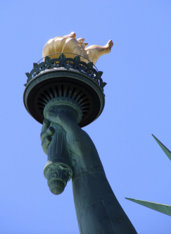 자유의여신상 횃불