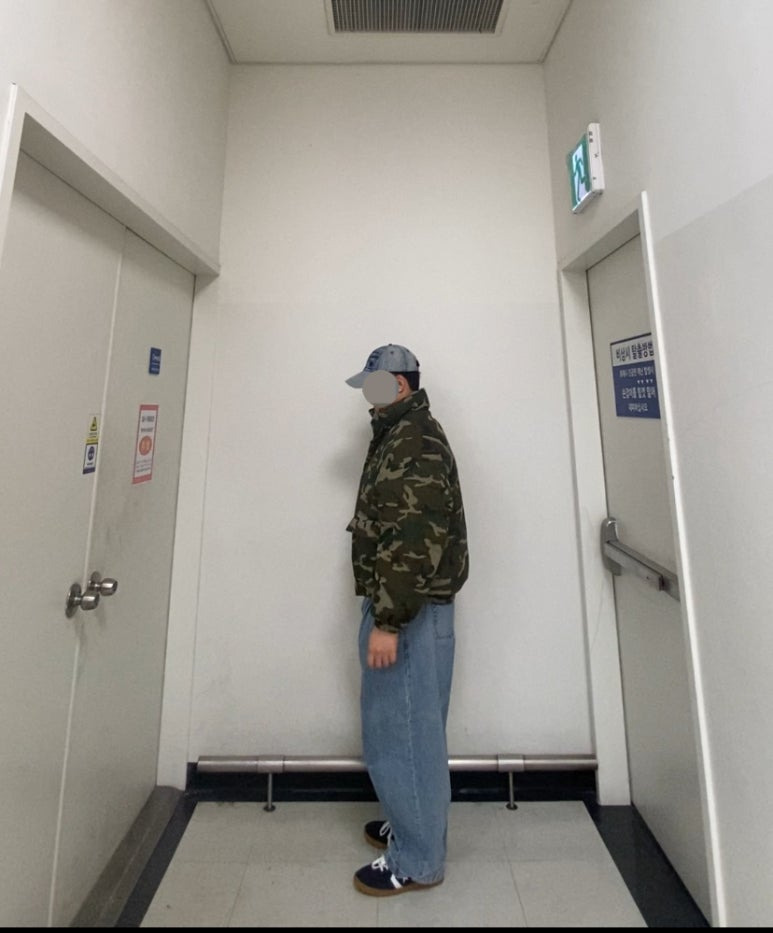 데일리룩('26.1.19.)엑스톤즈 크라운 워싱 데님 볼캡 , 파르티멘토 카모패딩 카모점퍼 밀리터리패딩, 무신사스탠다드 벌룬 팬츠, 컨버스 올스타 클래식 트레이너 옥스 스웨이드