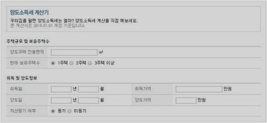 부동산 양도소득세