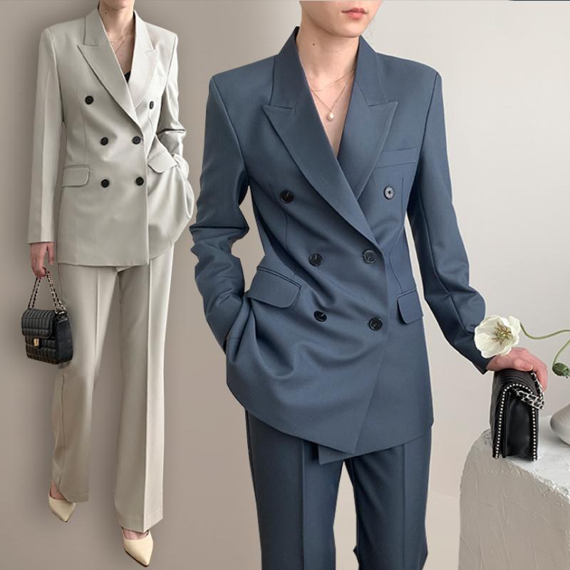 (F/L) 여성정장셋트 세미정장 여자수트세트 바지정장 명품스타일 봄 가을 빅사이즈