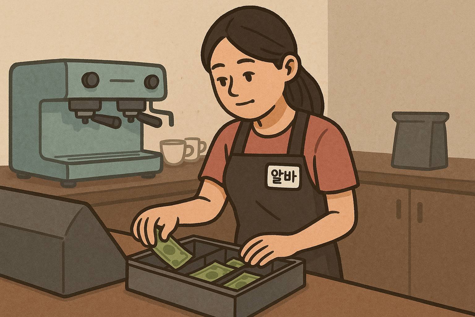 알바의 할인행사, 횡령,사장몰래 할인