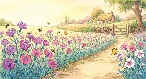 패랭이꽃 이미지