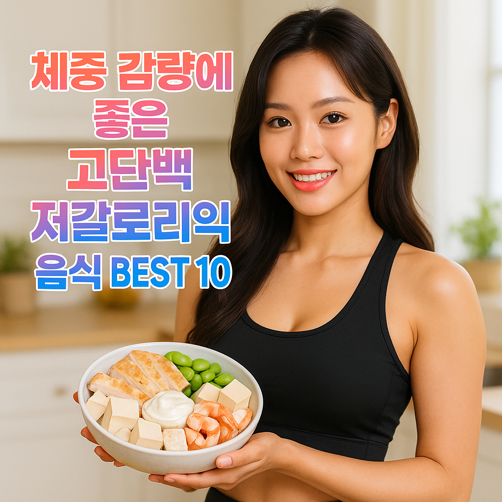 체중 감량에 좋은 고단백 저칼로리 음식 BEST 10