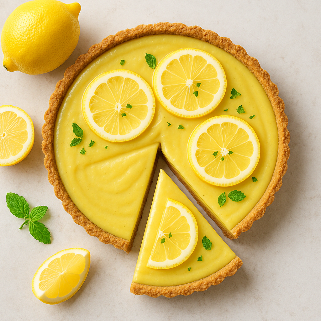 비건 레몬 타르트