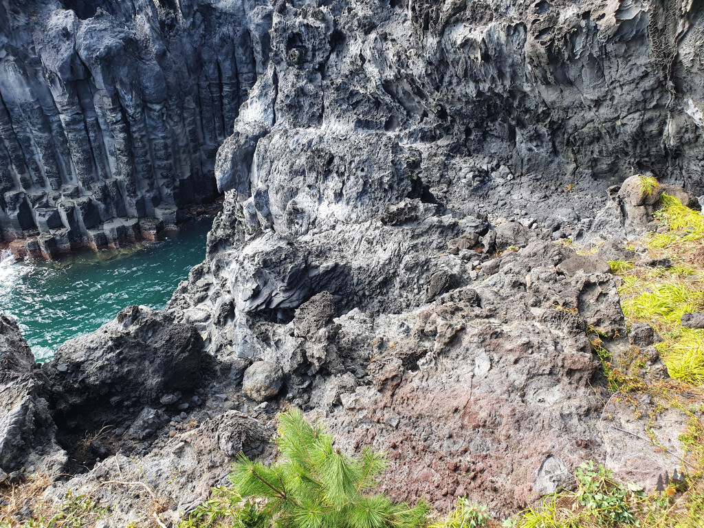 중문 주상절리대 풍경