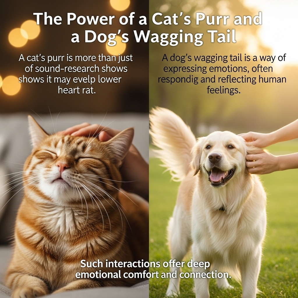 고양이의 골골송과 강아지의 꼬리 흔들기의 힘