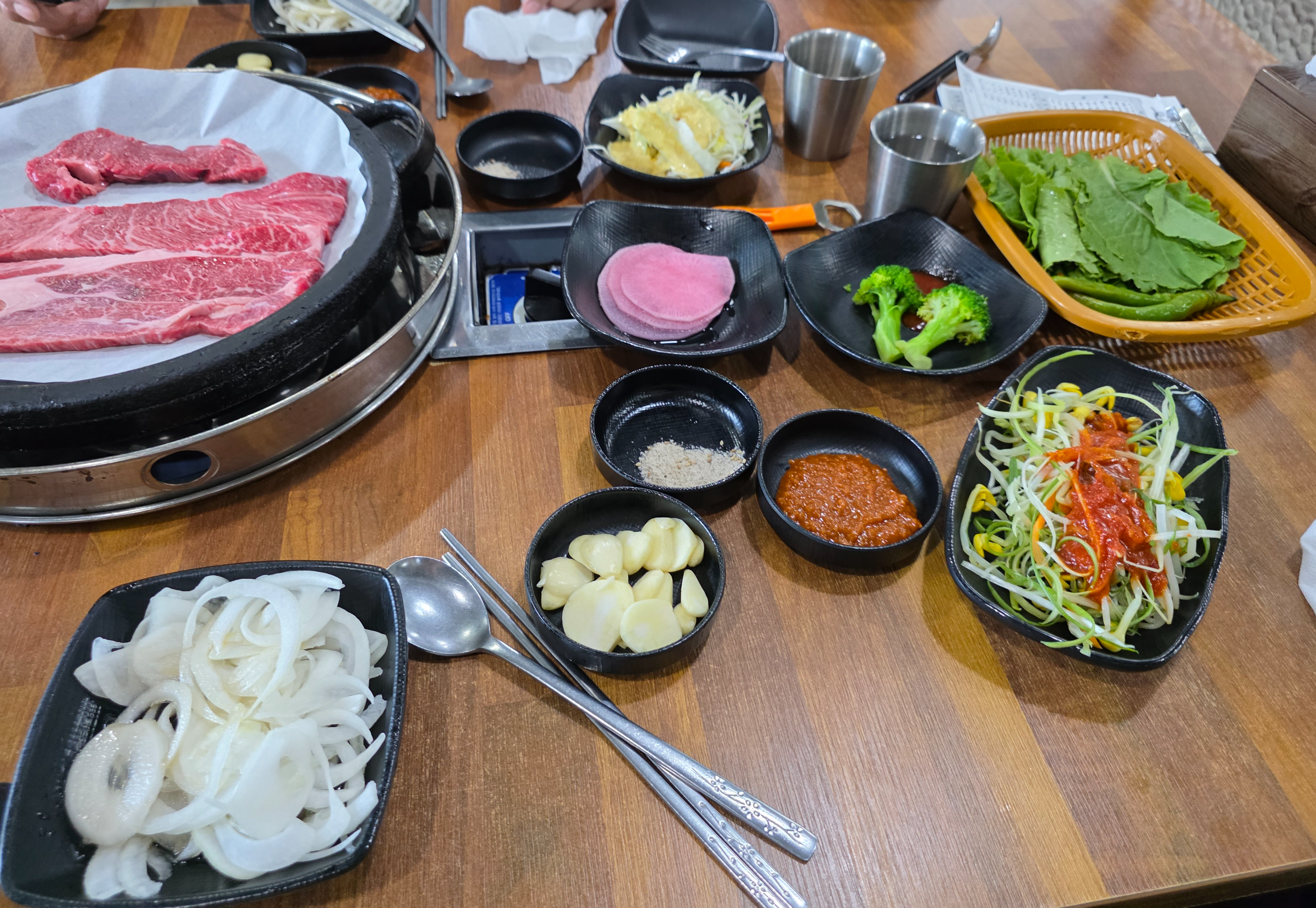 김제 총체보리한우 정육식당 가격 주차 우족탕 육회비빔밥 11