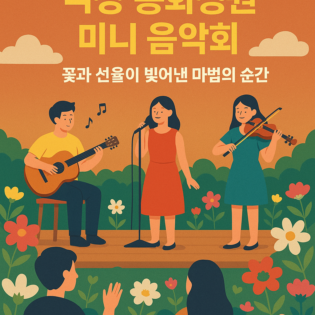 곡성 동화정원 미니 음악회