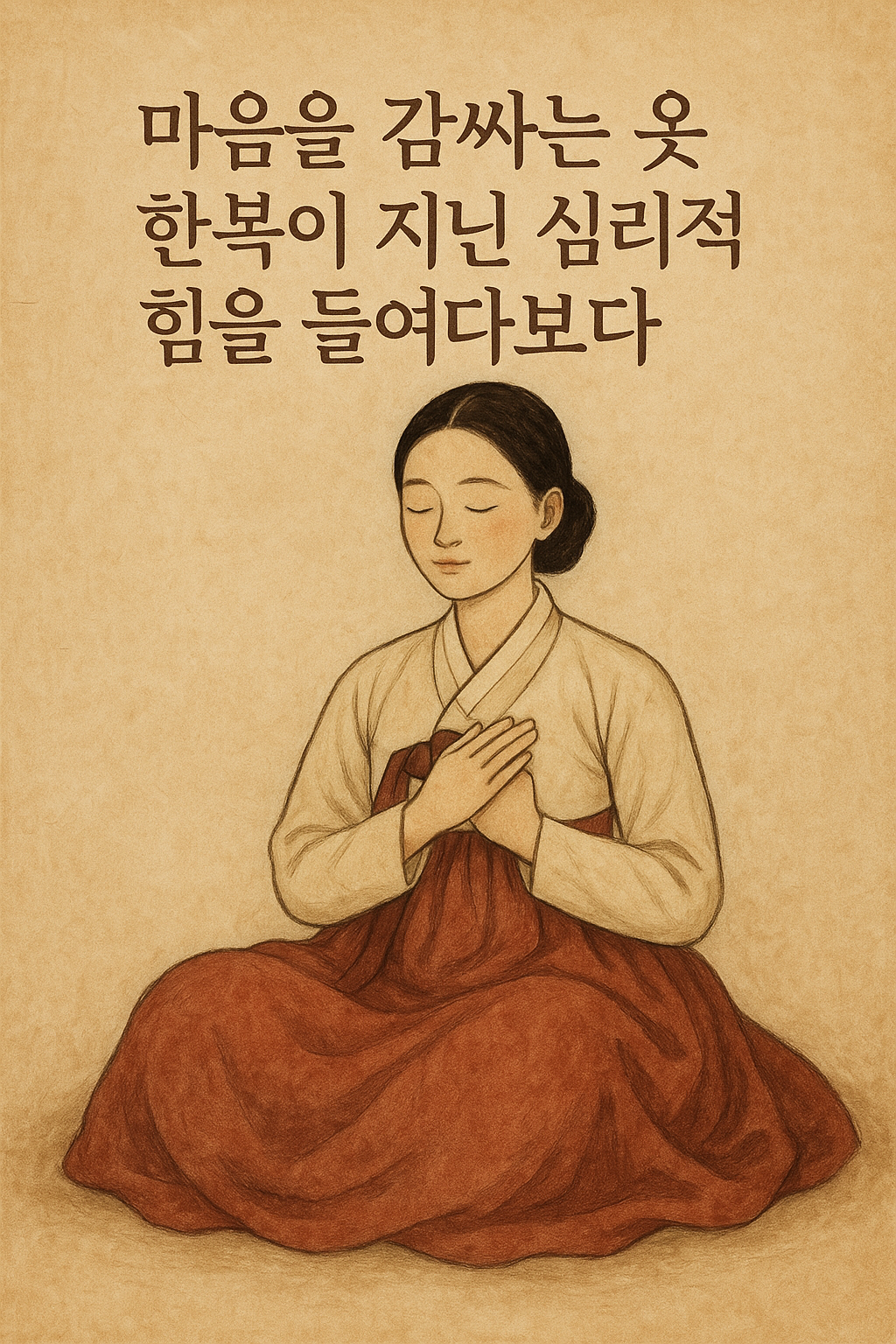 마음을 감싸는 옷 – 한복이 지닌 심리적 힘을 들여다보다