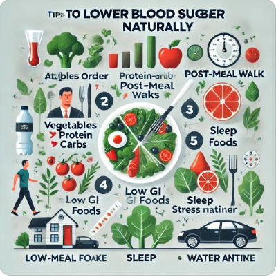 혈당 낮추는 핵심 생활 루틴