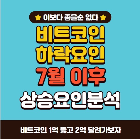 비트코인 전망시세 하락요인/향후상승요인 2억?