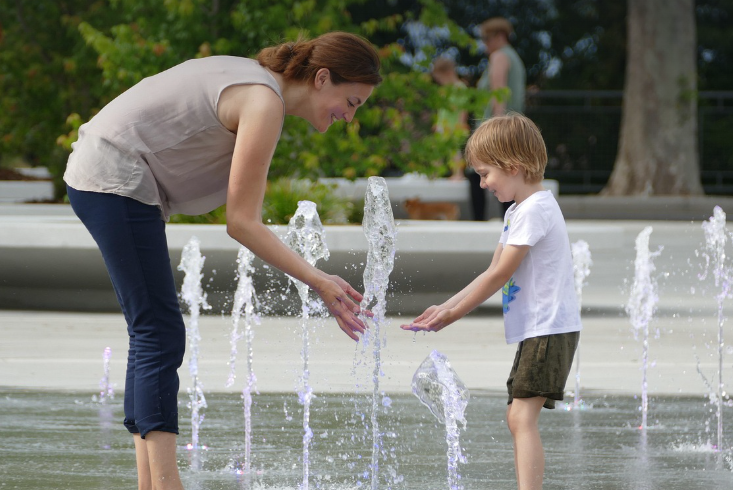 공원의 변화 &ndash; 더위를 피할 수 있는 도시의 오아시스