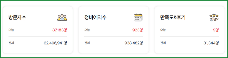 공임나라 서비스 만족도 리뷰 