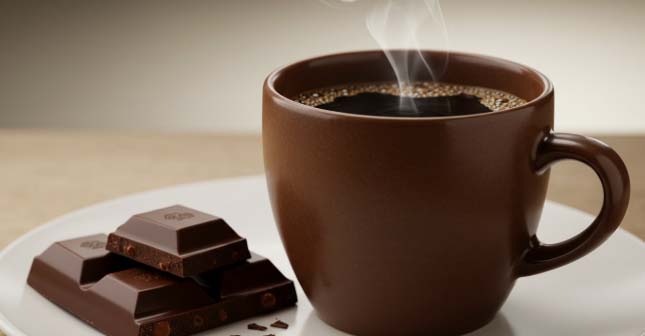 눈 밑 떨림 원인 카페인 (커피, 초콜릿)