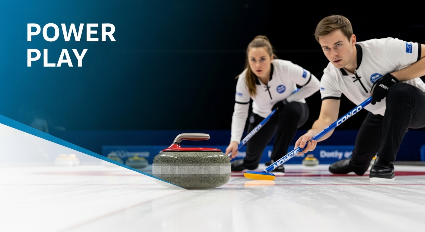 2026 동계 올림픽 컬링 규칙 혼성 2인조 경기 모습