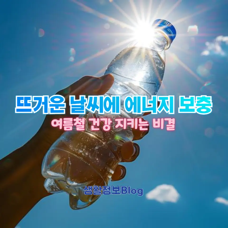 더위 속에서 몸의 기운을 되찾는 방법