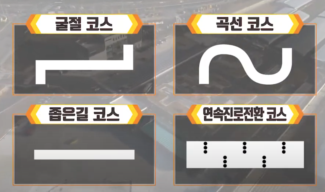 2종 소형 기능 시험 코스