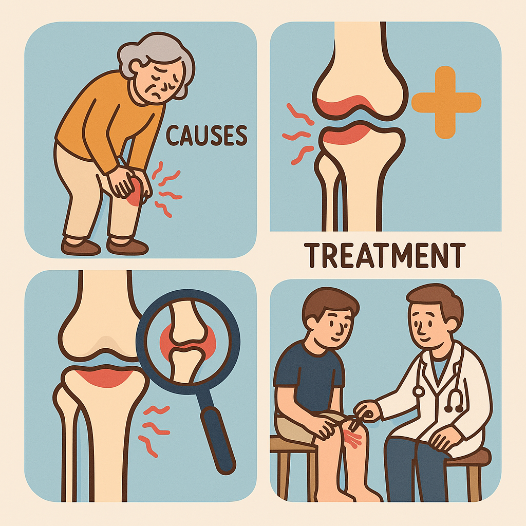 무릎 통증 원인과 치료법