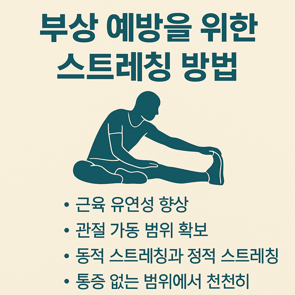 부상 예방을 위한 스트레칭 방법