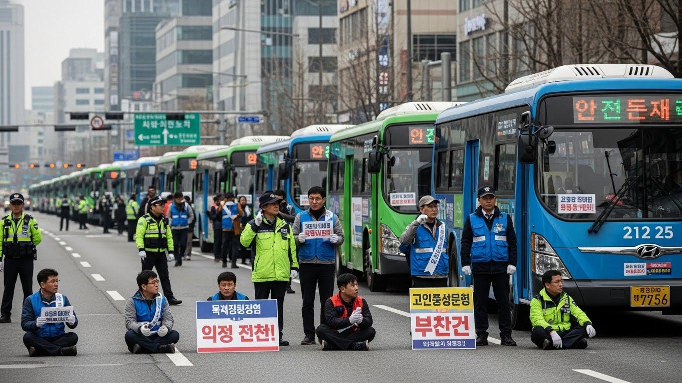 서울시 버스 파업 이유