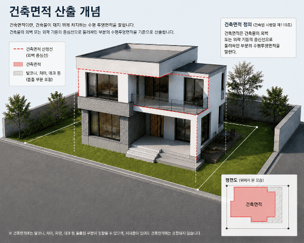 건축면적 개념