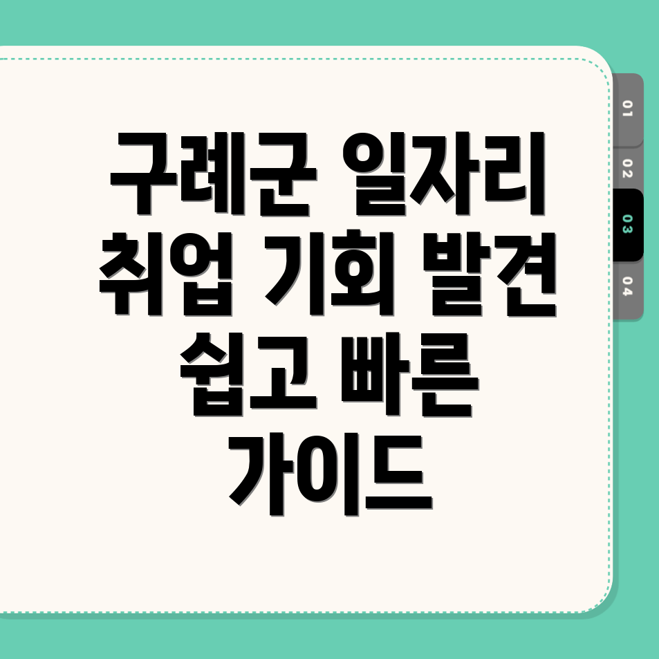구례군 취업