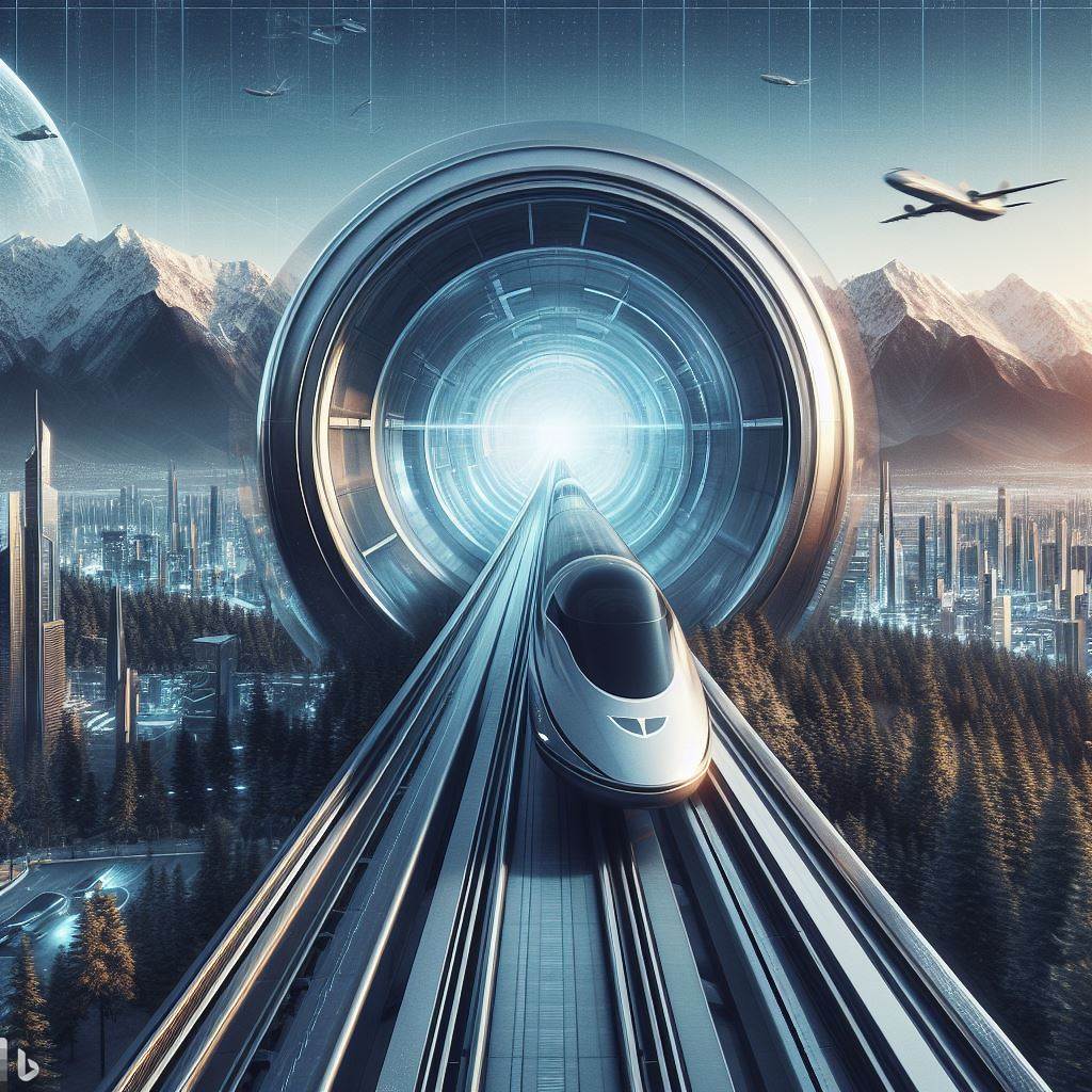 자기부상열차 상상도