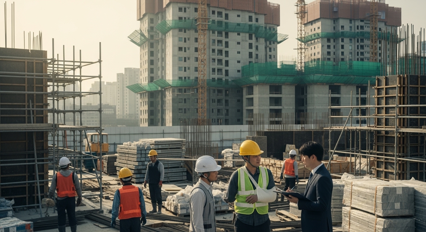 책임자(시공사&middot;하청사) 확인 및 법적 책임 구조