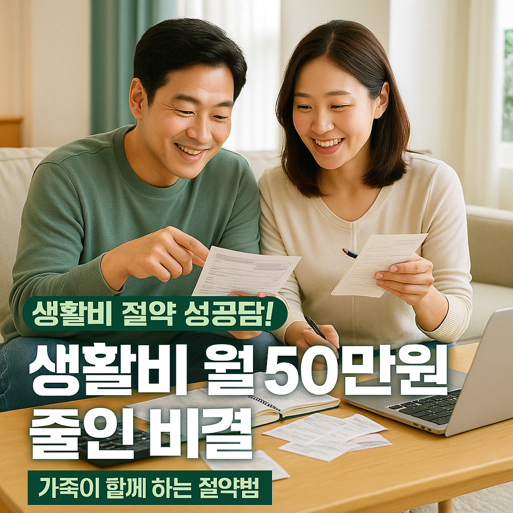 생활비 월 50만원 줄인 비결