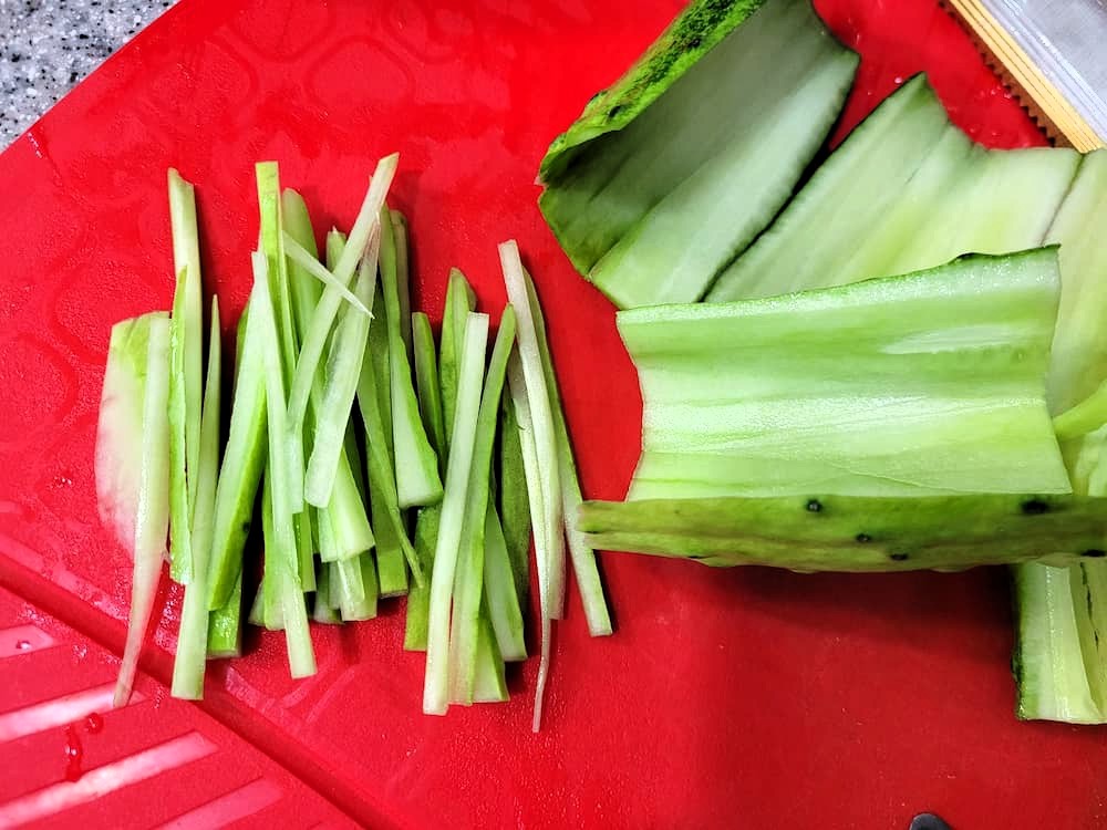 길체 채 썬 오이