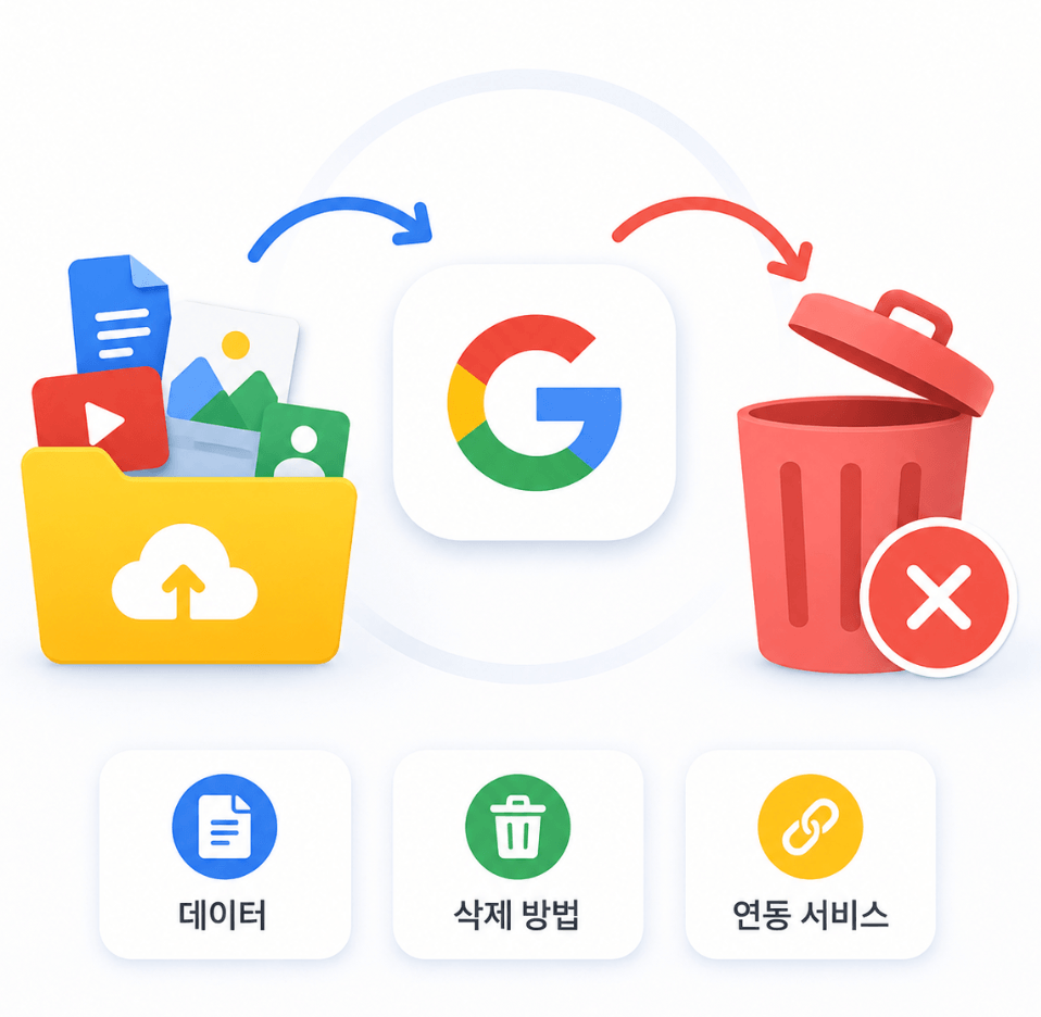 구글 계정 삭제 백업 방법