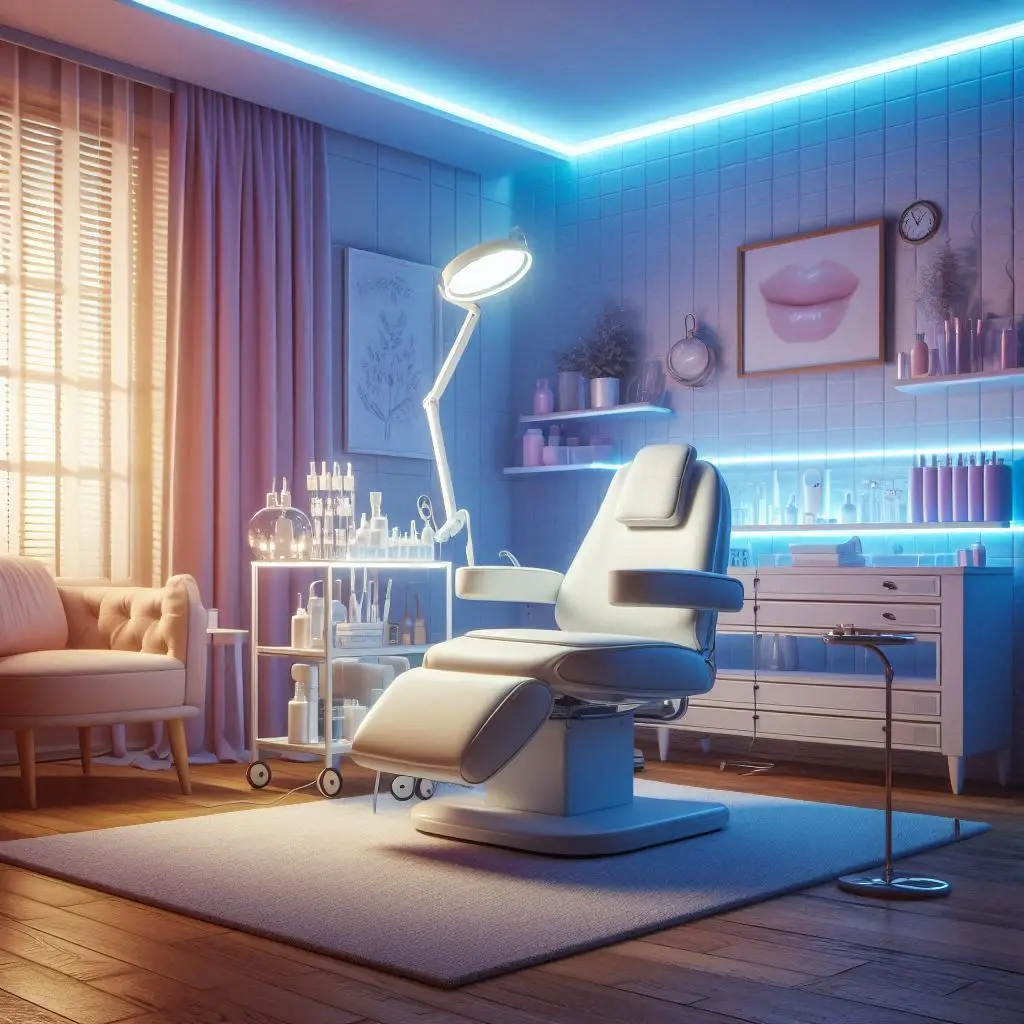 피부,체형관리 샵 배경