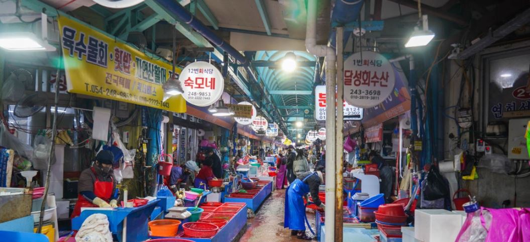 포항 죽도시장