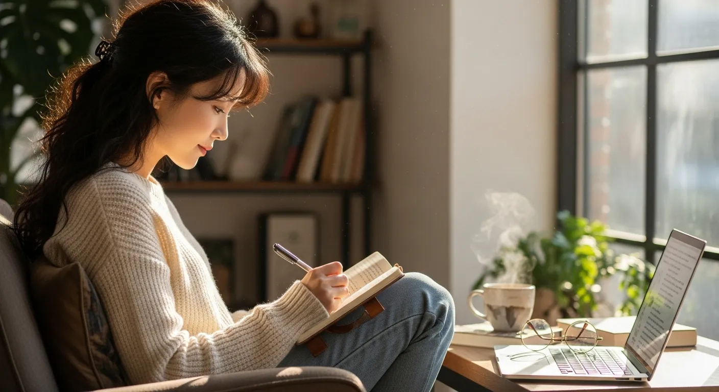 마음 정리 취미 글쓰기 독서